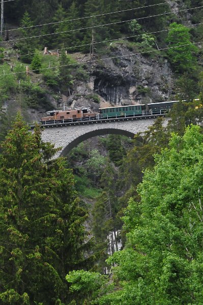 2019.06.11 RhB Ge 6-6 I 414 Albulabahn Krokodil Bahnfest Bergün (51)